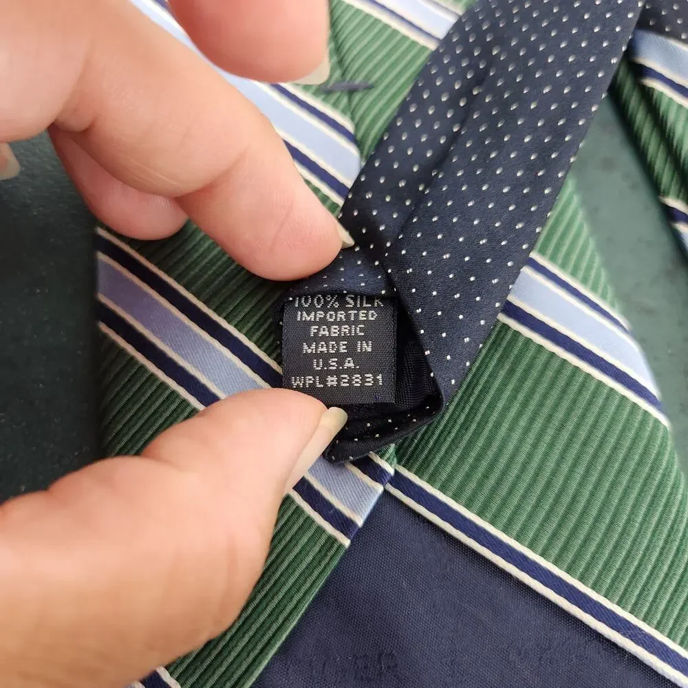 Lot of 2 Tommy Hilfiger 100% Silk Ties Men's Preppy Business Professional Office